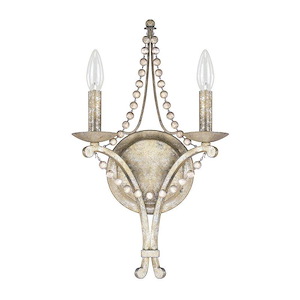 Adele - 2 Light Wall Sconce - in Traditional style - 10.25 high by 18 wide