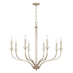 Breigh - 8 Light Chandelier In Transitional Style-35 Inches Tall and 38 Inches Wide