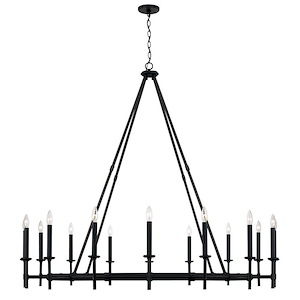 Ogden - 16 Light Chandelier In Transitional Style-52 Inches Tall and 60 Inches Wide - 1117045