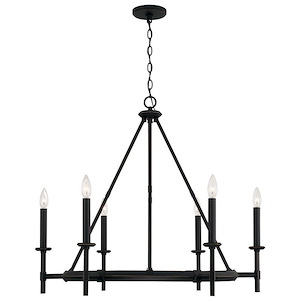 Ogden - 6 Light Chandelier In Transitional Style-28.5 Inches Tall and 33.25 Inches Wide - 1117046