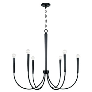 Holden - 6 Light Chandelier In Modern Style-30.75 Inches Tall and 33 Inches Wide - 1117038
