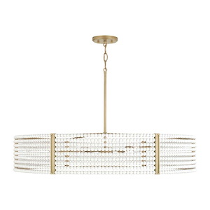 Brynn - 6 Light Chandelier In Transitional Style-7 Inches Tall and 35.25 Inches Wide