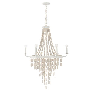 Carissa - 6 Light Chandelier In Bohemian Style-42 Inches Tall and 31 Inches Wide - 1287560