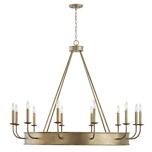 Nole - 12 Light Chandelier In Industrial Style-38.5 Inches Tall and 49.5 Inches Wide
