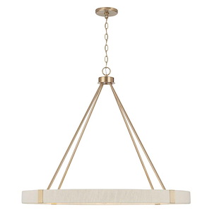 Delaney - 8 Light Chandelier In Minimalist Style-30 Inches Tall and 36 Inches Wide