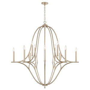 Claire - 12 Light Chandelier In Contemporary Style-47.5 Inches Tall and 48 Inches Wide