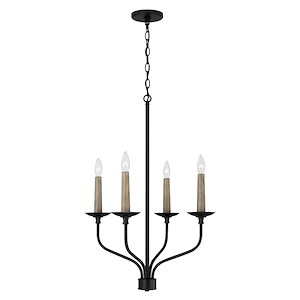 Wilder - 4 Light Chandelier In Farmhouse Style-30.5 Inches Tall and 21.5 Inches Wide - 1327060