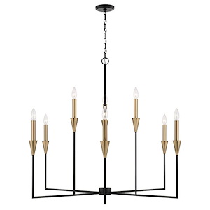 Avant - 9 Light Chandelier In Modern Style-35.25 Inches Tall and 41.75 Inches Wide - 1326834