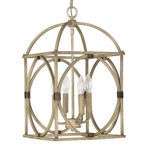 20.75 Inch 4 Light Foyer - in Urban/Industrial style - 12 high by 20.75 wide
