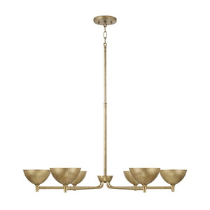 Francesca - 60W 6 LED Chandelier-18 Inch Tall and 34 Inch Wide - 1394713