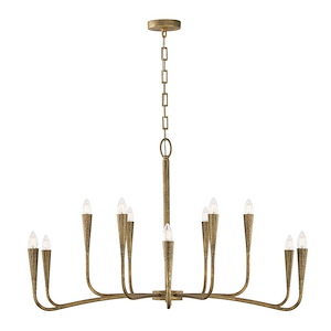 Savari - 12 Light Chandelier-25 Inch Tall and 46 Inch Wide - 1394719