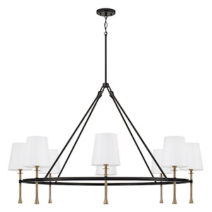 Hollis - 8 Light Chandelier-29.5 Inch Tall and 48 Inch Wide - 1394726