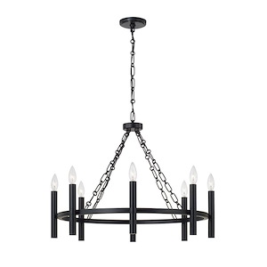 Winton - 8 Light Chandelier-22 Inch Tall and 28 Inch Wide - 1394737