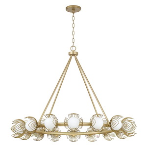 Flora - 16 Light Chandelier-30 Inch Tall and 39 Inch Wide - 1394739