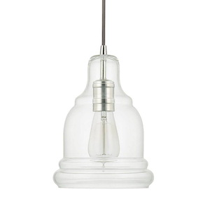 Pendants - 10.75 Inch 1 Light Pendant - in Modern style - 7.5 high by 10.75 wide - 990254