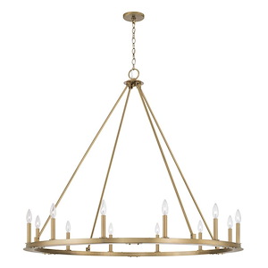 Pearson - 12 Light Chandelier In Industrial Style-41.5 Inches Tall and 48.25 Inches Wide - 1327112