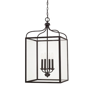 4 Light Foyer Fixture - in style - 16 high by 29.5 wide