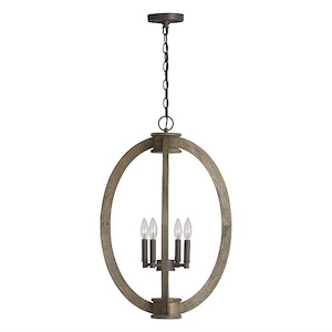 29 Inch 4 Light Foyer - in Urban/Industrial style - 18.5 high by 29 wide - 1221771