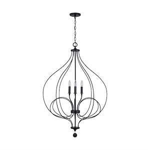 Sonnet - 43.5 Inch 4 Light Foyer - in Transitional style - 29.5 high by 43.5 wide - 1221708