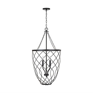 Sonnet - 38.75 Inch 4 Light Foyer - in Transitional style - 20 high by 38.75 wide