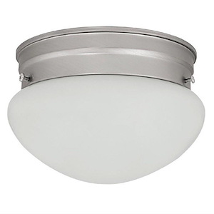 4 Inch 1 Light Flush Mount - in Transitional style - 7 high by 4 wide