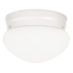 Scott - 1 Light Flush Mount In Transitional Style-4.5 Inches Tall and 7 Inches Wide