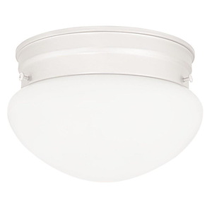 Scott - 2 Light Flush Mount In Transitional Style-5.25 Inches Tall and 9 Inches Wide