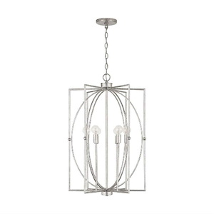 Oran - 6 Light Foyer - in Transitional style - 18.75 high by 29.5 wide