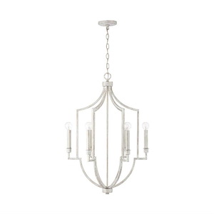 Demi - 6 Light Foyer - in Transitional style - 22 high by 31.25 wide