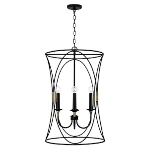Amara - 4 Light Foyer In Transitional Style-30 Inches Tall and 19 Inches Wide
