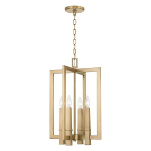Blake - 4 Light Foyer In Minimalist Style-22 Inches Tall and 14 Inches Wide - 1287747