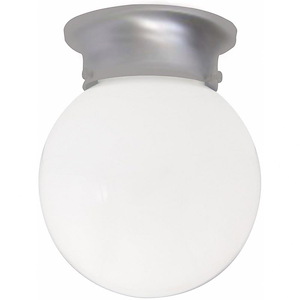 6 Inch 1 Light Flush Mount - in Modern style - 6 high by 7 wide