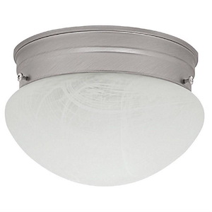 5 Inch 2 Light Flush Mount - in Transitional style - 9 high by 5 wide