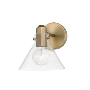 Greer - 1 Light Wall Sconce In Modern Style-9 Inches Tall and 8 Inches Wide - 1117087