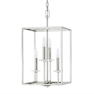 Morgan - 22.75 Inch 4 Light Foyer - in Transitional style - 12 high by 22.75 wide