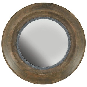 31.5 Inch Round Decorative Mirror