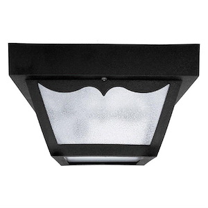 1 Light Outdoor Flush Mount - in Traditional style - 8 high by 5 wide