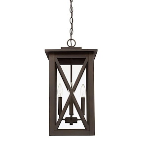 Avondale - 4 Light Outdoor Hanging Lantern - in Transitional style - 11 high by 21.25 wide Rain or Shine made for Coastal Environments