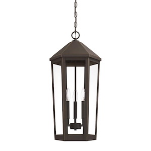 Ellsworth - 3 Light Outdoor Hanging Lantern 12.5 high by 26 wide Rain or Shine made for Coastal Environments