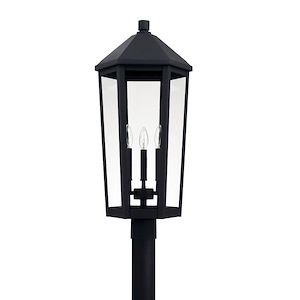 Ellsworth - 3 Light Outdoor Post Lantern 12.5 high by 27.5 wide Rain or Shine made for Coastal Environments