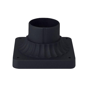 5.75 Inch Outdoor Pier Mount Flange 5.75 high by 3.5 wide Rain or Shine made for Coastal Environments