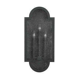 Monroe - 3 Light Outdoor Wall Mount - in Traditional style - 11.5 high by 25 wide Rain or Shine made for Coastal Environments