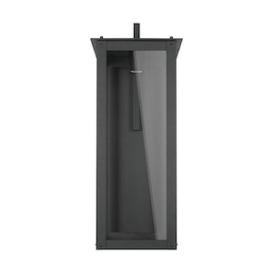 Hunt - 7W 1 LED Outdoor Wall Lantern In Industrial Style-36 Inches Tall and 14 Inches Wide