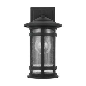 Mission Hills - 1 Light Outdoor Wall Mount - in Urban/Industrial style - 7 high by 13.5 wide Rain or Shine made for Coastal Environments