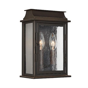 Bolton - 11 Inch 2 Light Small Outdoor Wall Mount - in Transitional style - 7.5 high by 11 wide Rain or Shine made for Coastal Environments - 1221789