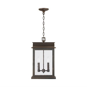 Bolton - 2 Light Outdoor Hanging-aMount - in Transitional style - 11.75 high by 19.75 wide Rain or Shine made for Coastal Environments