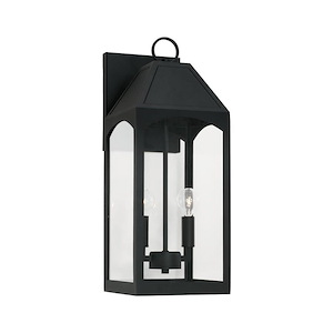 Burton - 2 Light Outdoor Wall Lantern In Transitional Style-20.5 Inches Tall and 7.75 Inches Wide - 1117000