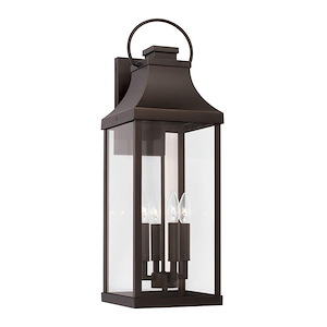 Bradford - Outdoor Wall Lantern In Traditional Style-27 Inches Tall and 9 Inches Wide