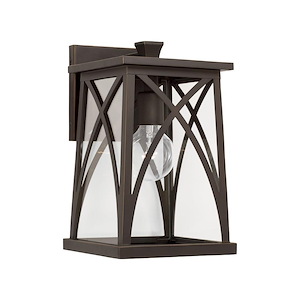 Marshall - 1 Light Outdoor Wall Lantern In Transitional Style-12.5 Inches Tall and 7.75 Inches Wide