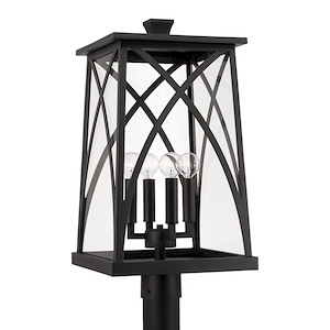 Marshall - 4 Light Outdoor Post Lantern In Transitional Style-22.25 Inches Tall and 11.75 Inches Wide - 1117011